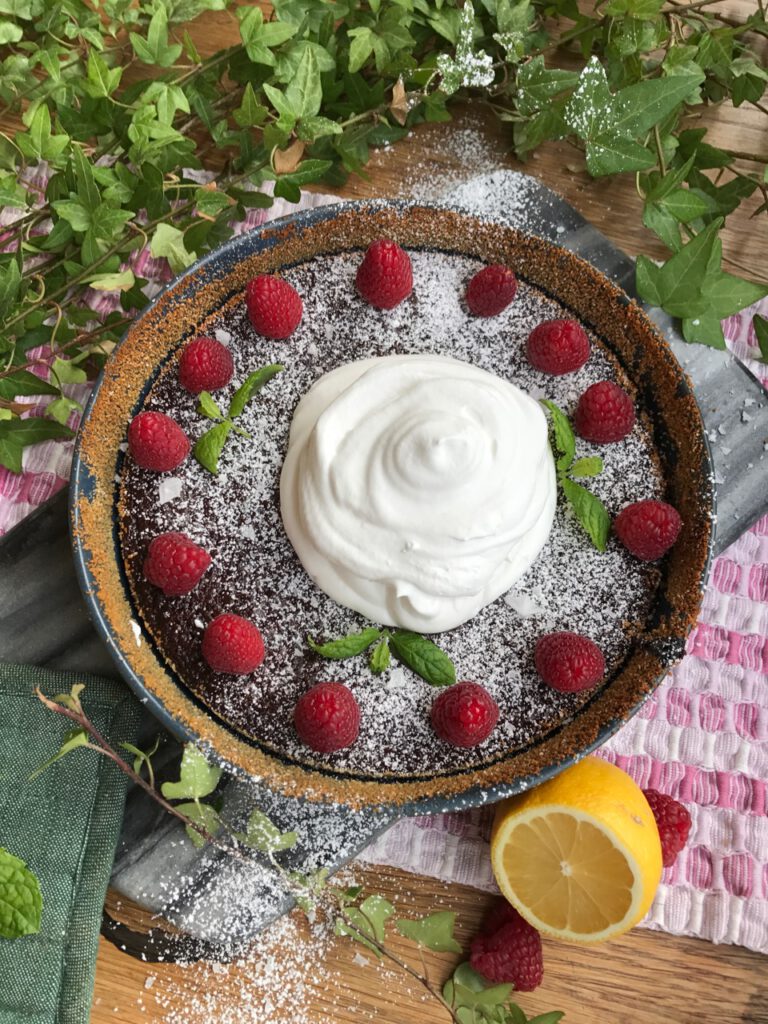 Perfekt vegansk kladdkaka på kikärtsspad Jävligt gott vegetarisk