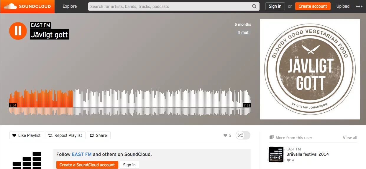 Soundcloud matprat